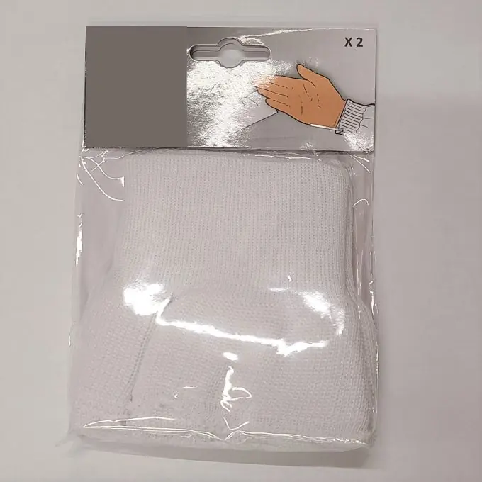 Rippenbündchen für Ärmelbündchen 9-10 cm, 7,5 cm weiß Limited Edition