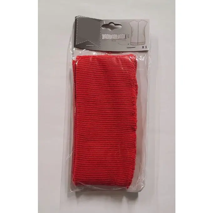 Beliebt Rippstrickbund für Jacken – 69x8cm, rot