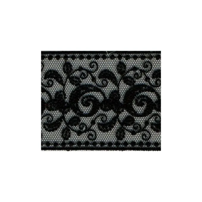 Spitze Arabeske 50mm Schwarz Versand Am Gleichen Tag