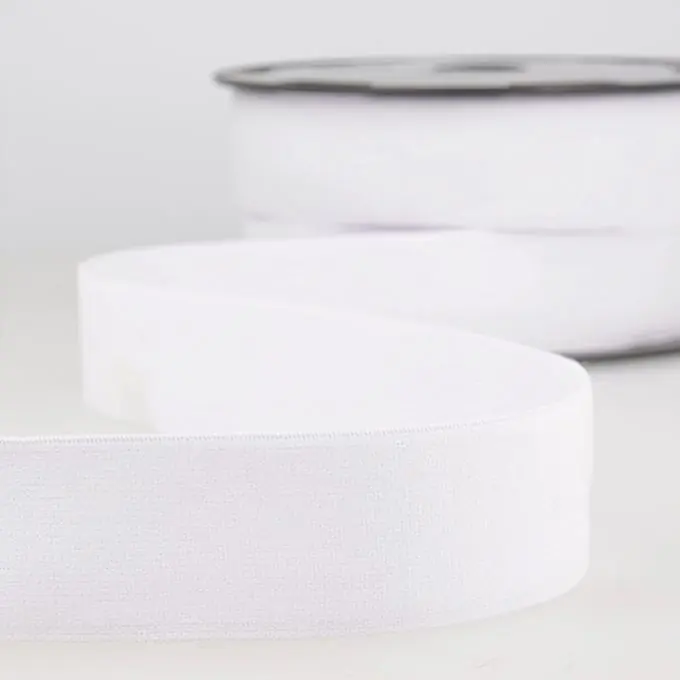 Neue Ware Gummiband Boxer 32mm Weiß