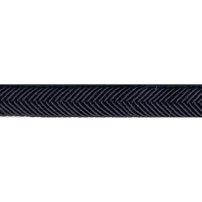 Preis Gesenkt Doppelte Borte Zickzack Marineblau