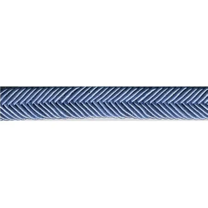 Doppelte Borte Zickzack Blau Sofort Bestellen