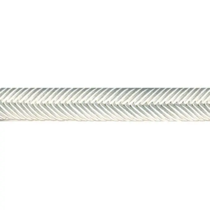 Sofort Bestellen Doppelte Borte Zickzack Weiß