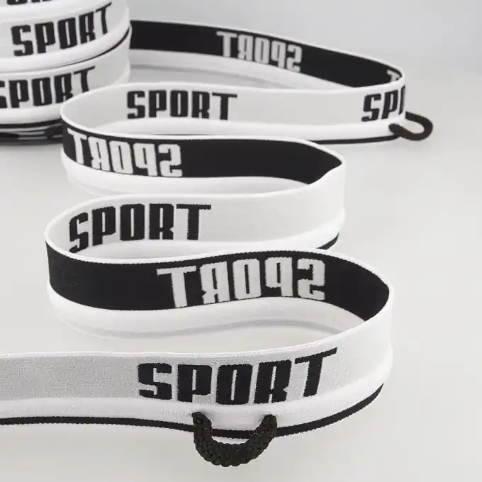 Gummiband Sport Weiß Abverkauf