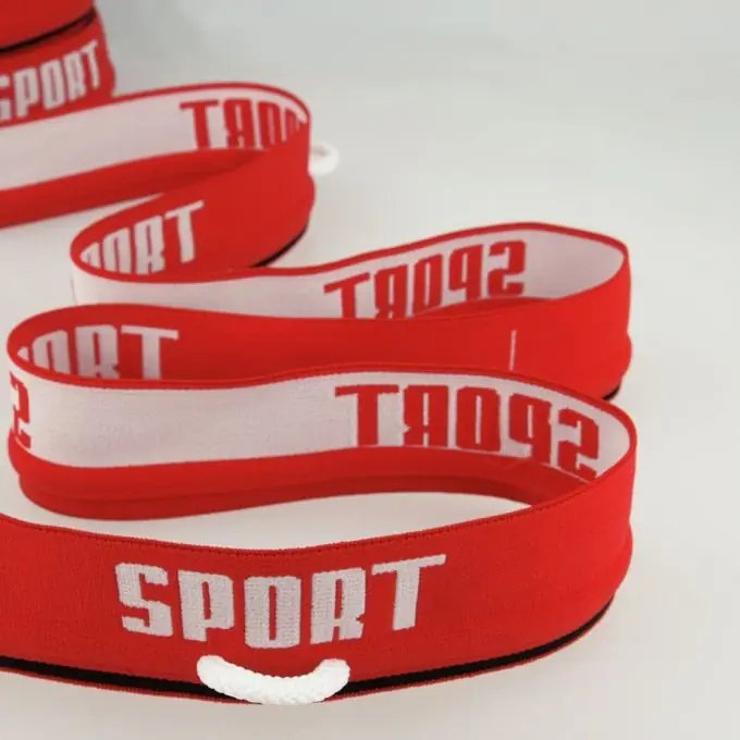 Handgefertigt Gummiband Sport Rot