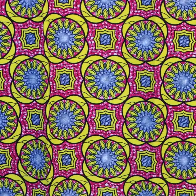 Must-Have Waxstoff Blumen Gelb – Karabashop