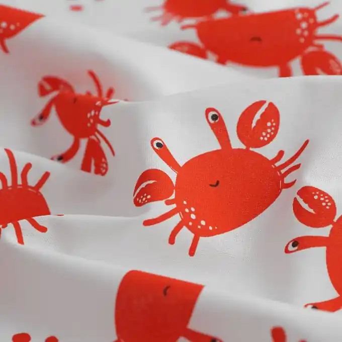 Online Kaufen Cretonne Krappen Rot/Weiß