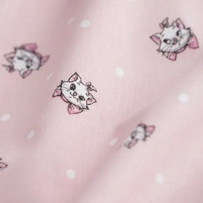 Cretonne-Stoff Marie Aristochats rosa Expressversand