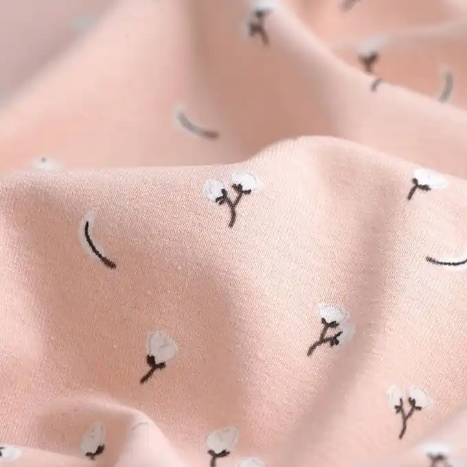 Baumwolljersey-Stoff Gossypium in Rosa Kostenloser Rückversand