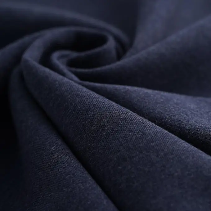 Molton Doppelseitig marineblau meliert Wochenendangebot