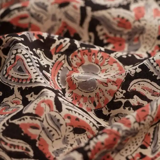 Versand Am Gleichen Tag Bio-Indische Baumwoll-Voile-Stoff in Schokoladenfarbe