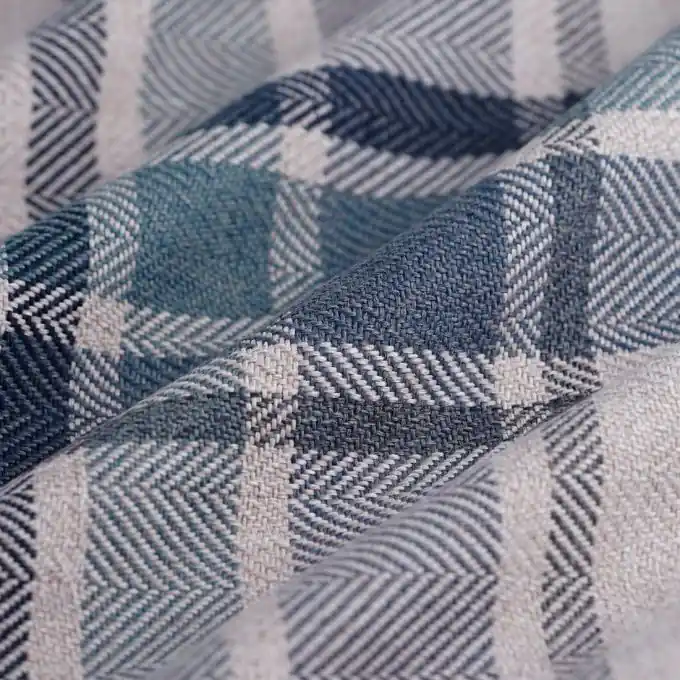 Jetzt Zugreifen Karostoff für Decken Blau