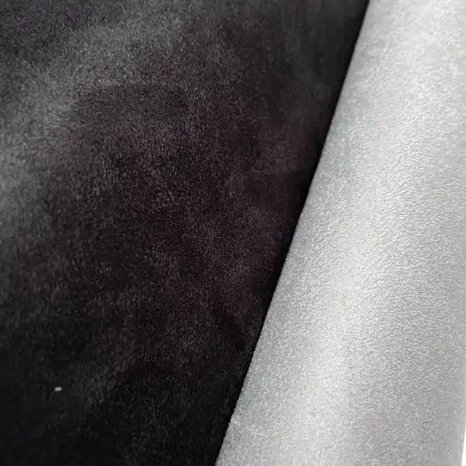 Versand Am Gleichen Tag Wildlederimitation beidseitig Dublin grau schwarz