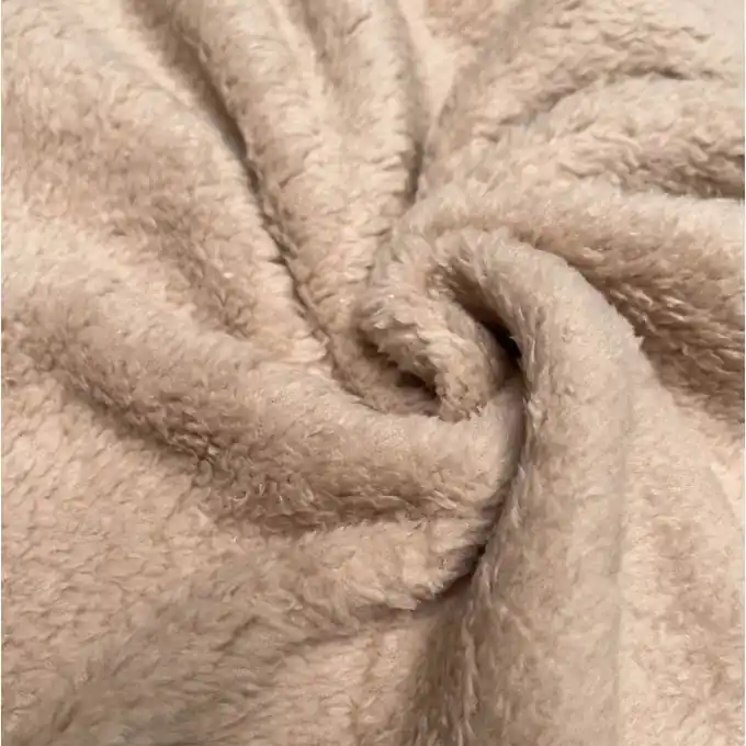 Sherpa Kunstpelz Beige Preis Gesenkt