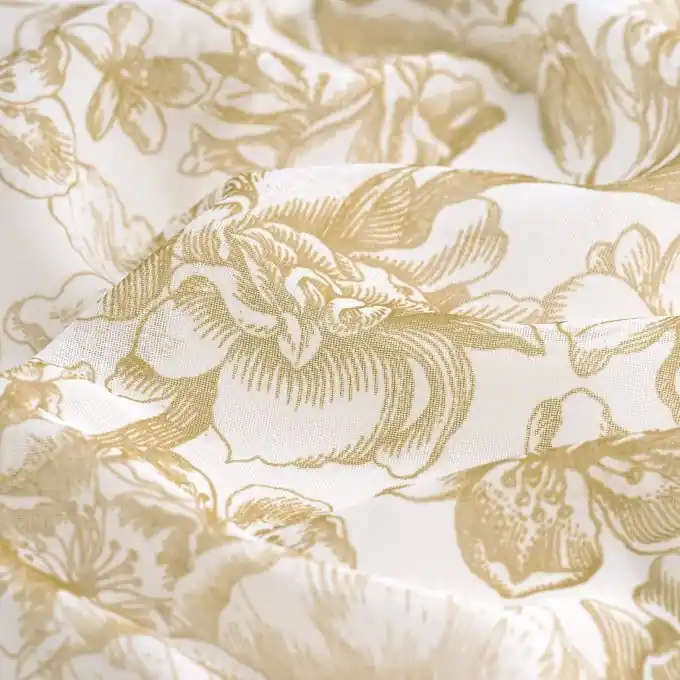 Wochenendangebot Etamin-Stoff Garance Senfgelb 3m