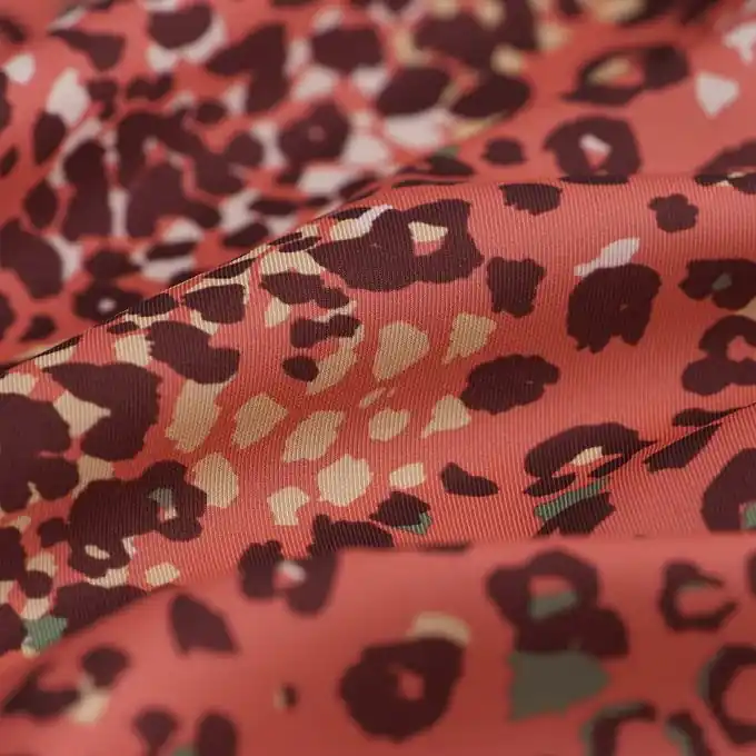 Twill recyceltes Polyester Animal Lachsrosa Jetzt Kaufen