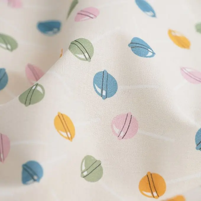 Popeline Baumwolle Lollis Beige Kracherpreis