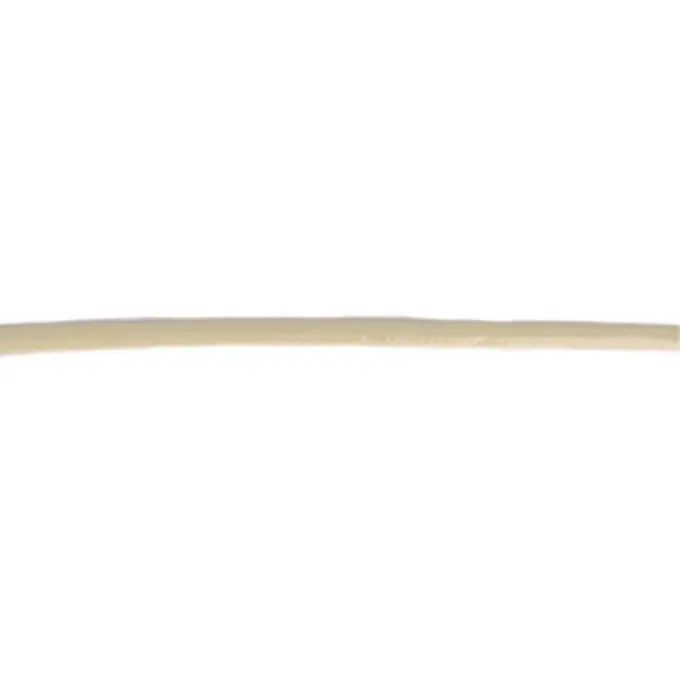 Schnürsenkel Kunstleder 3mm Beige Meterware Gratis Versand