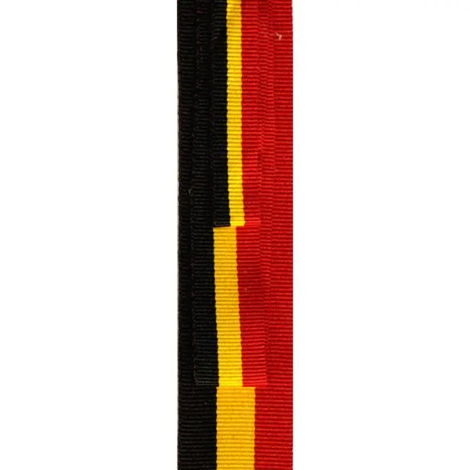 Band Belgische Flagge 10mm Schwarz/Gelb/Rot Direktkauf