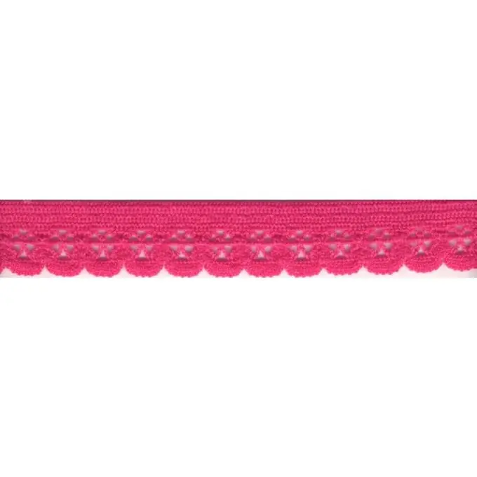 Gummiband für Lingerie Spitze 13mm Pink Heißes Angebot