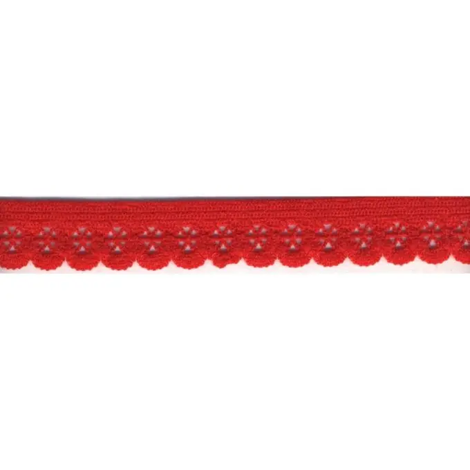 Gummiband für Lingerie Spitze 13mm Rot Billig