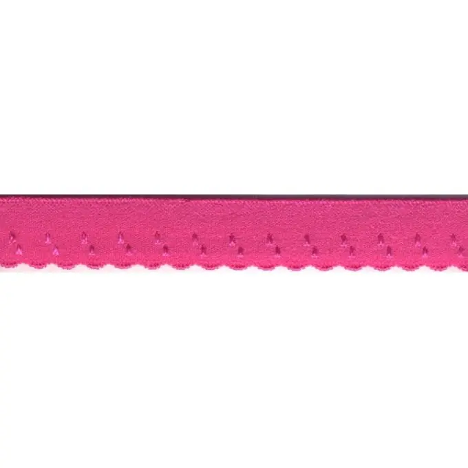 Sofort Bestellen Gummiband für Lingerie gewellt 11mm Pink