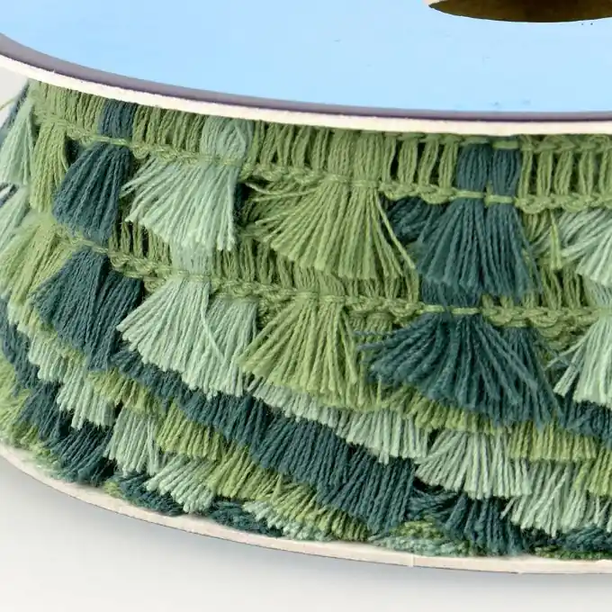 Original Borte Pompon 15mm Grün