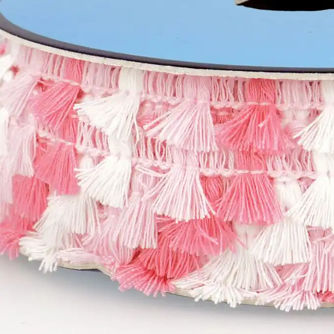 Borte Pompon 15mm Rosa Angebot