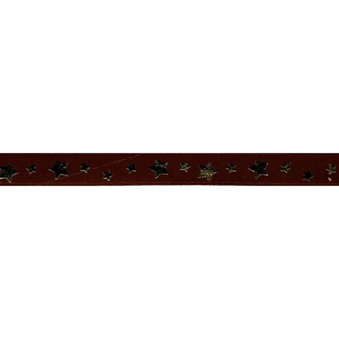 Weltweiter Versand Band Sterne Metallic Schwarz 10mm