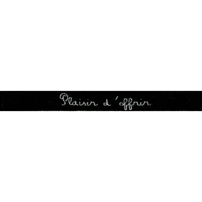 Band Schwarz „Plaisir d’offrir“ Sonderangebot