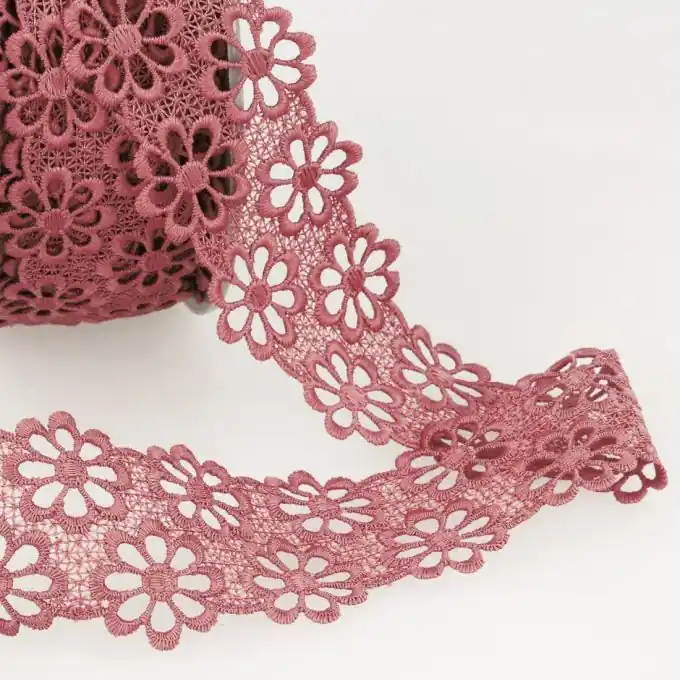 Preiswert Guipure-Spitze 40mm Malve