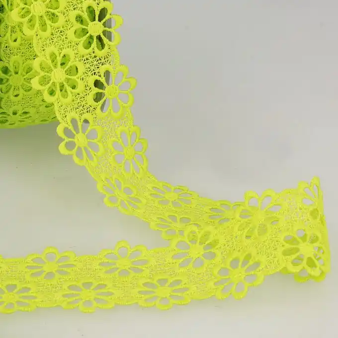 Guipure-Spitze 40mm Gelb Top-Seller