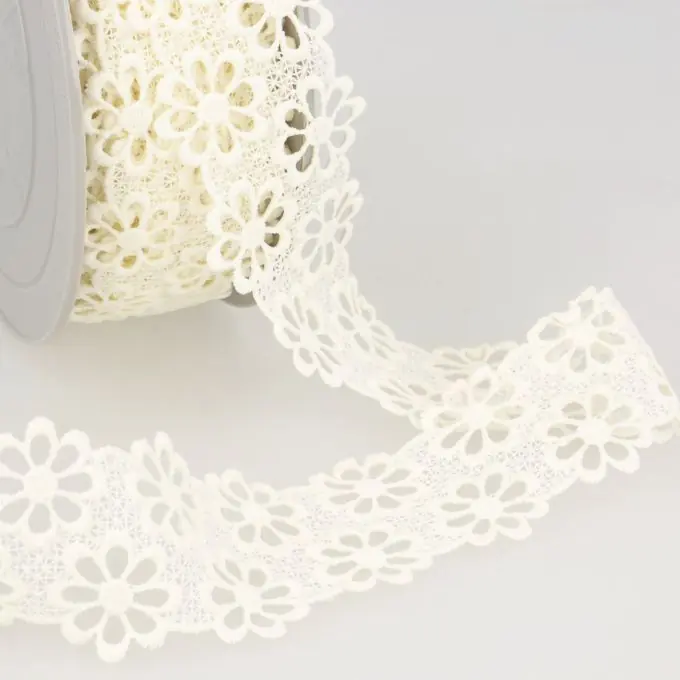 Finale Aktion Guipure-Spitze 40mm Weiß