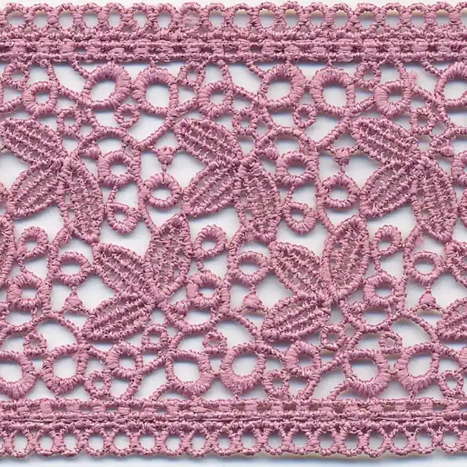 Guipure-Band Blattmotiv 67mm Günstig