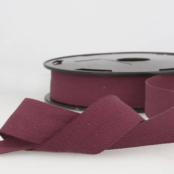 Sonderaktion Band Fischkrätenmuster 30mm weinrot