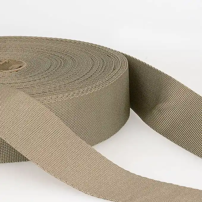 Gurt Polyester 15 mm taupe Sichere Zahlung