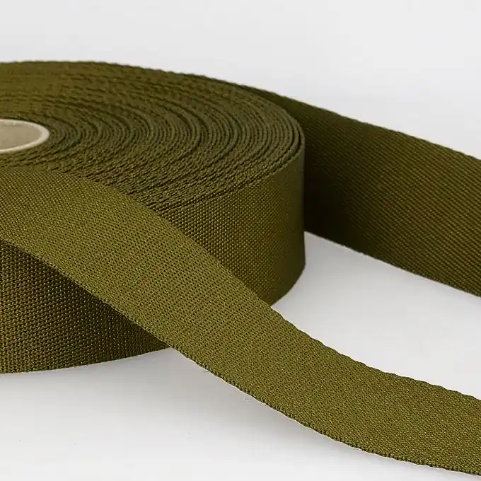 Gurt Polyester 15 mm khaki Neuheit