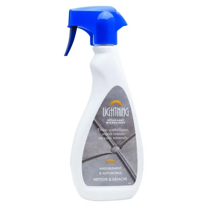 Markenware LIGHTNING Mikrofaser-Reiniger für synthetische Lederoptik – 500ml