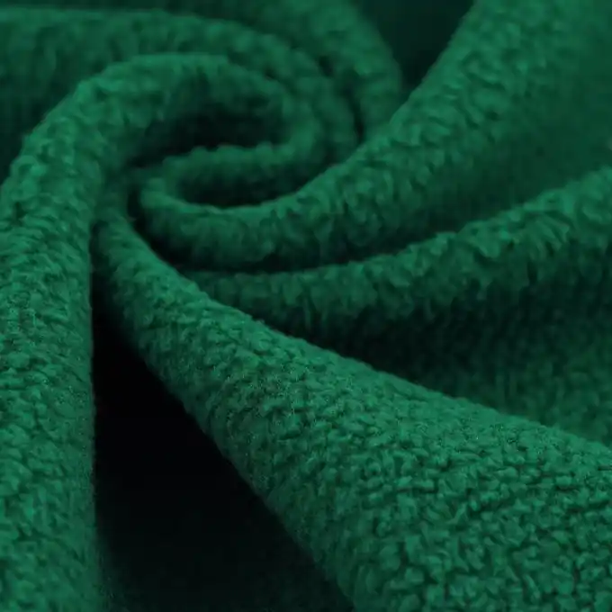 Fleecestoff Botany Tannengrün Neue Kollektion