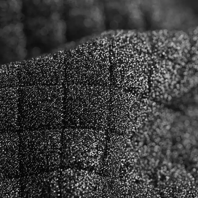 Jersey-Steppstoff silber-glitzernd Direkt Vom Hersteller