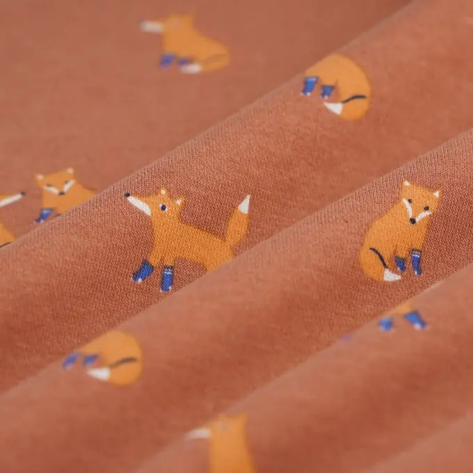 Molton Füchse mit Socken terrakotta Top-Seller