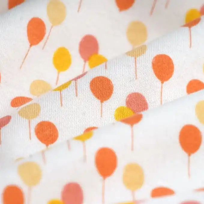 Sonderaktion Molton Luftballons orange ecru