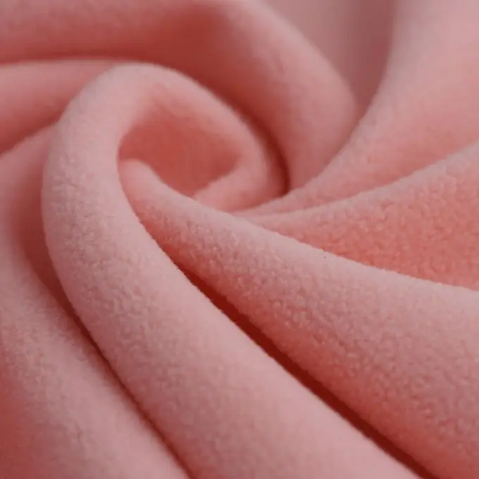 Fleece Polyester recycelt Rosa Kracherpreis