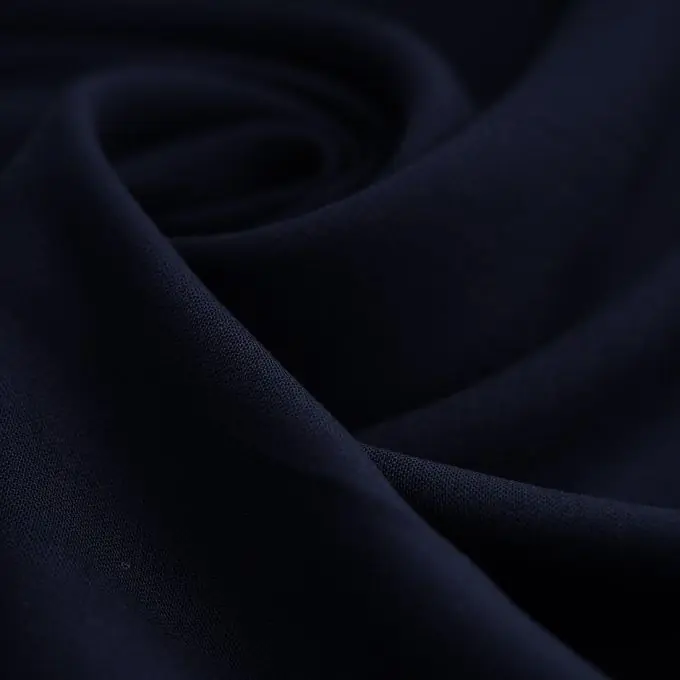 Kostenloser Versand Viskosestoff Viky einfarbig nachtblau