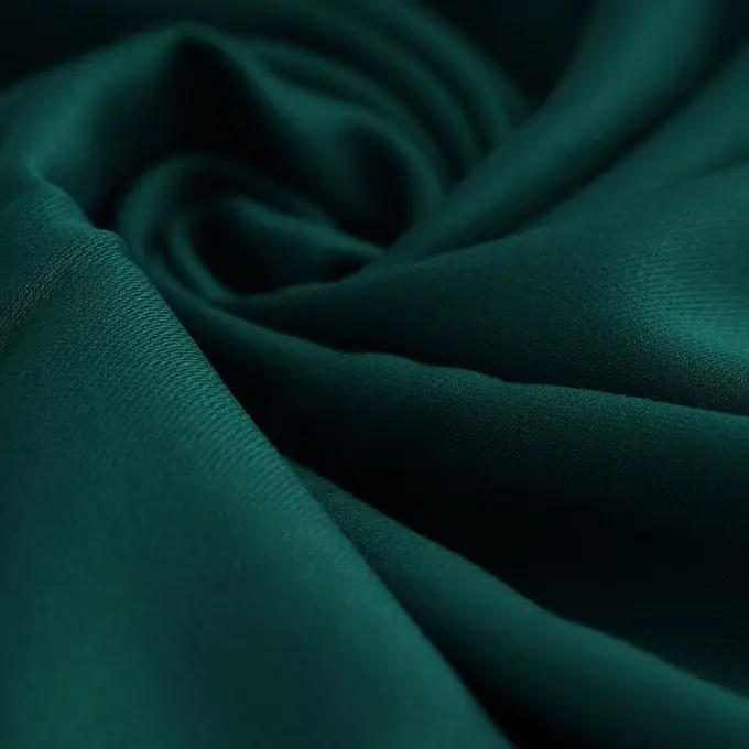 Neue Ware Viskosestoff Viky einfarbig tannengrün