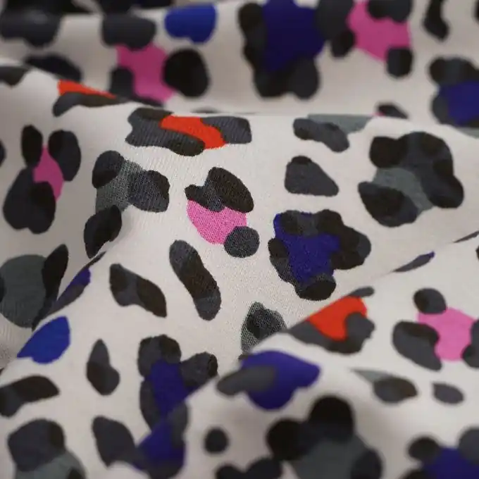 Molton Camouflage Leopardenmuster ecru Heute Kaufen