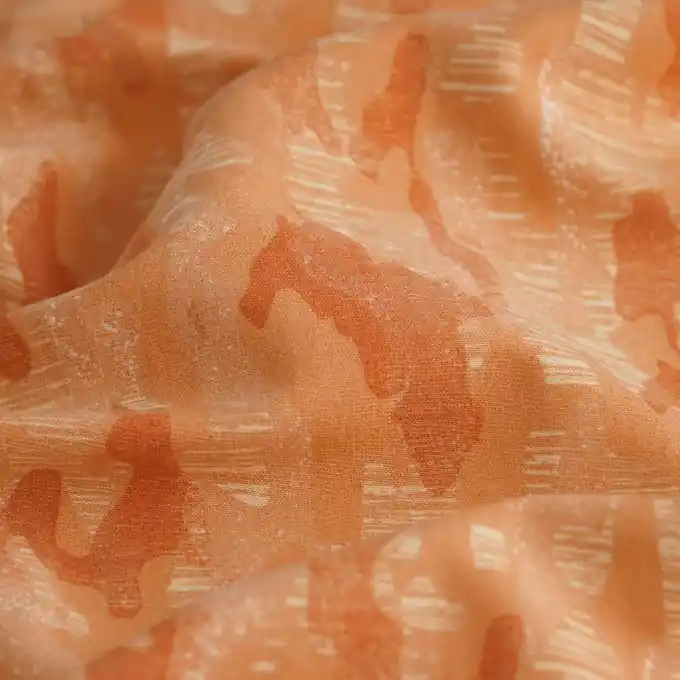 Baumwolljersey Tarnmuster Orange Jetzt Kaufen