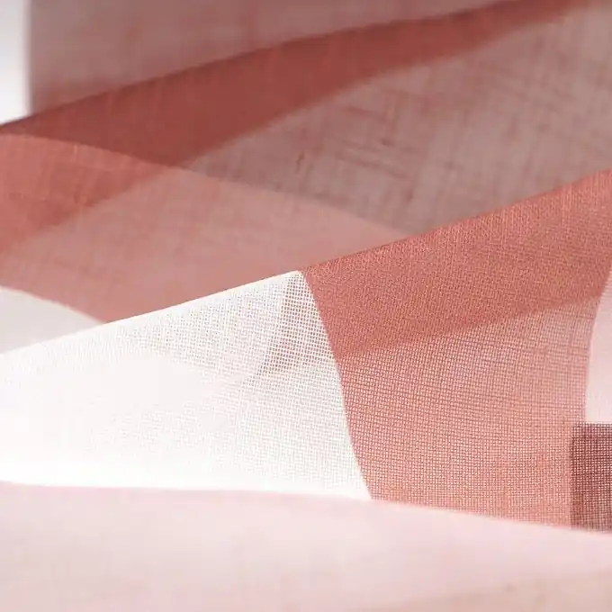 Stoff Etamin Antik extra breit Rosa Abverkauf