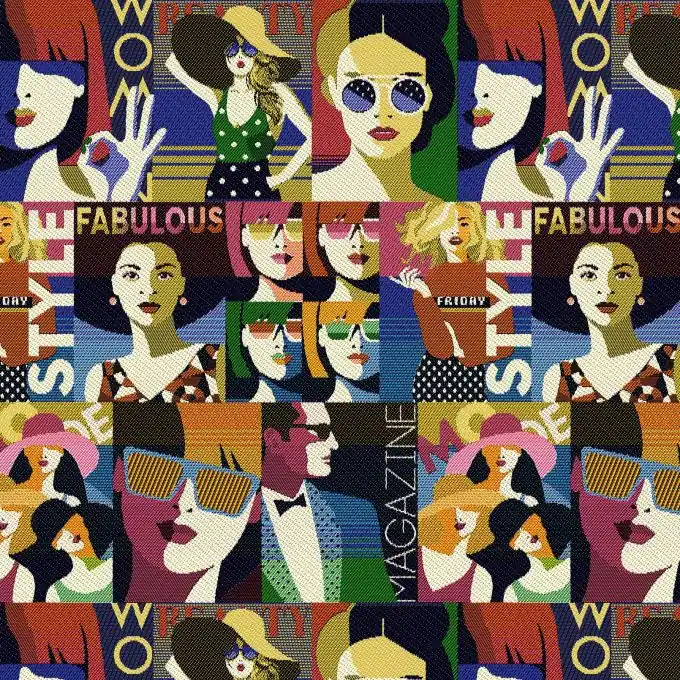 Jacquard Magazin Bunt Preisknaller