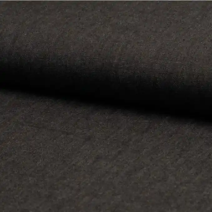 Chambray Baumwolle Schwarz Original